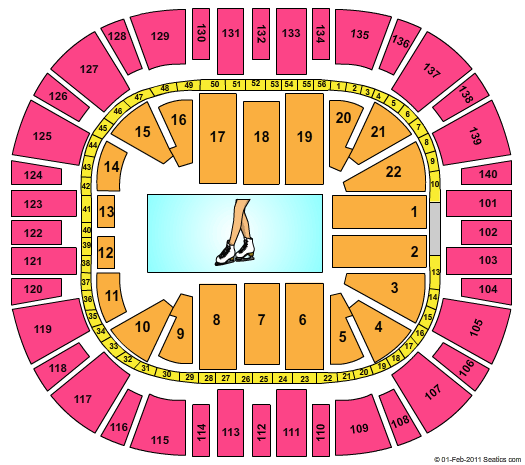 Delta Center Seating Chart: Disney On Ice