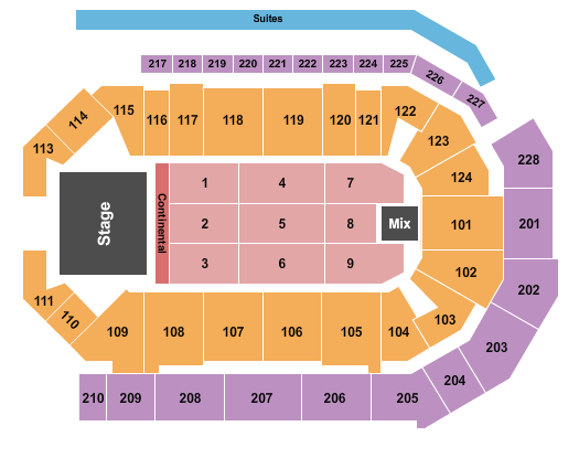 Enmarket Arena Seating Chart: Andrea Bocelli