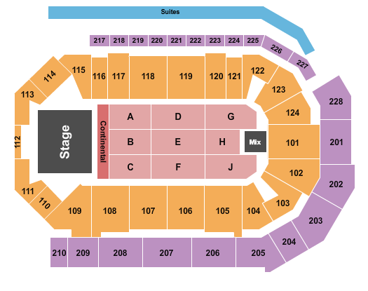 Enmarket Arena Seating Chart: Andrea Bocelli