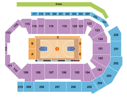 Enmarket Arena Seating Chart: Basketball - Globetrotters