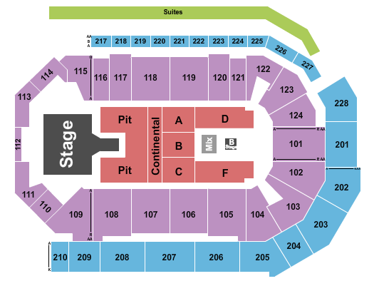 Enmarket Arena Seating Chart: Dierks Bentley