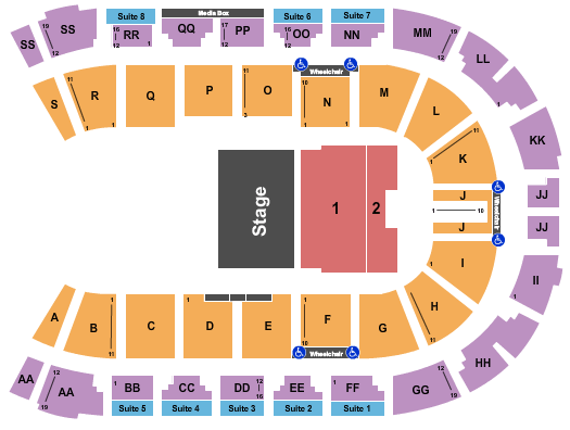 Enmax Centre Seating Chart: High Valley