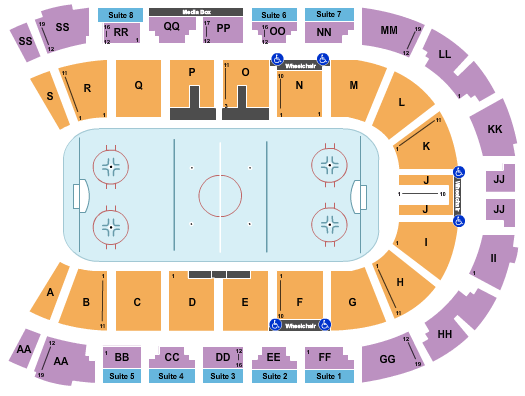 Enmax Centre Seating Chart: Hockey