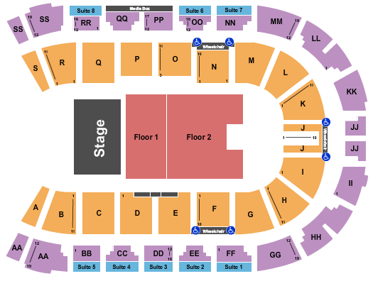 Enmax Centre Seating Chart