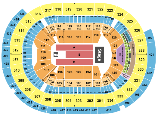Enterprise Center Seating Chart: 1975