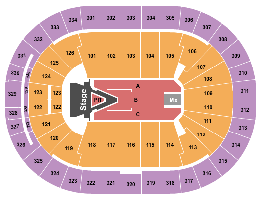 Enterprise Center Seating Chart: Aerosmith 2023