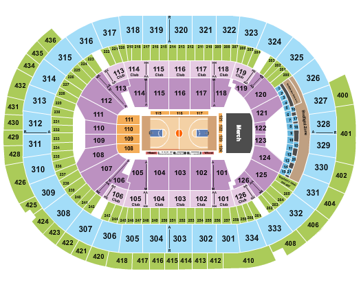 Enterprise Center Seating Chart: Basketball - Globetrotters