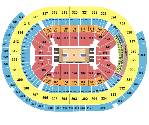 Enterprise Center Seating Chart: Basketball - NCAA Tournament