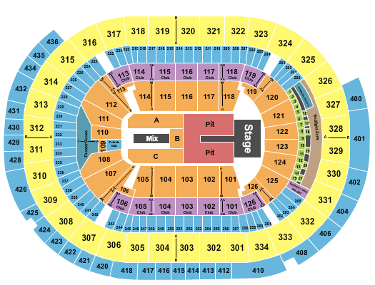 Golden One Arena Seating Chart