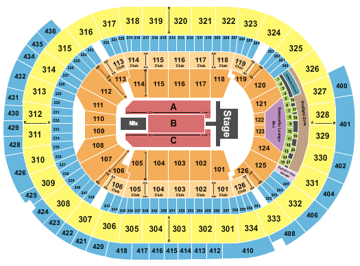 Enterprise Center Seating Chart: Bryan Adams