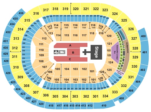 Enterprise Center Seating Chart: Def Leppard