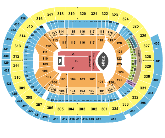 Enterprise Center Seating Chart: Eric Church