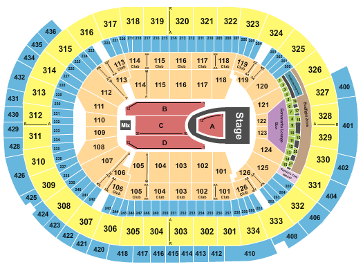 Enterprise Center Seating Chart: For King and Country