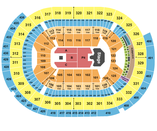 Enterprise Center Seating Chart: Ghost