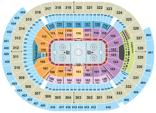 Scottrade Center Seating Chart For Blues Games