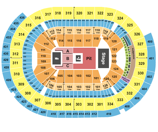 Enterprise Center Seating Chart: Nine Inch Nails
