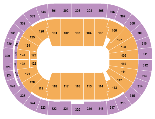 Enterprise Center Seating Chart: Open Floor