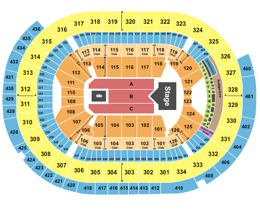 Enterprise Center Seating Chart: Rascal Flatts