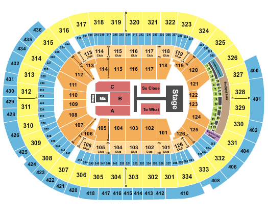 Enterprise Center Seating Chart: Tate McRae