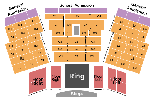 Entertainment Hall At Soaring Eagle Casino & Resort Seating Chart: MMA 2
