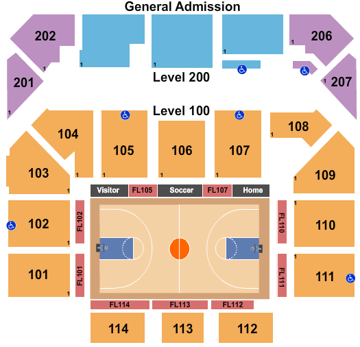 Mcgrath Arena Seating Chart