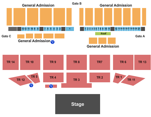 Erie County Fairgrounds in Hamburg Seating Chart: Endstage 3
