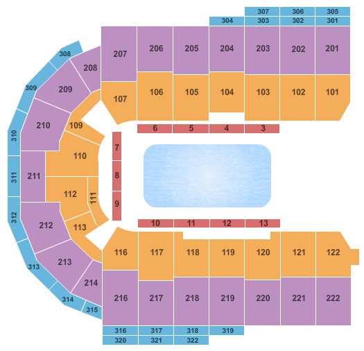 Fargodome Seating Chart Disney On Ice