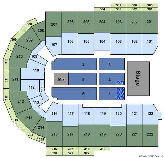Erie Arena Seating Chart