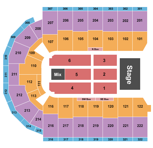 Erie Insurance Arena Seating Chart: Endstage 4