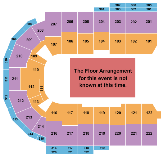 Erie Insurance Arena Seating Chart: Generic Floor