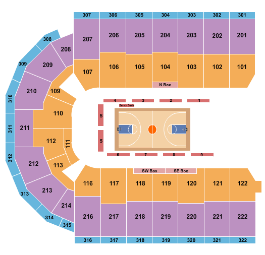 Erie Insurance Arena Seating Chart: Harlem Globetrotters