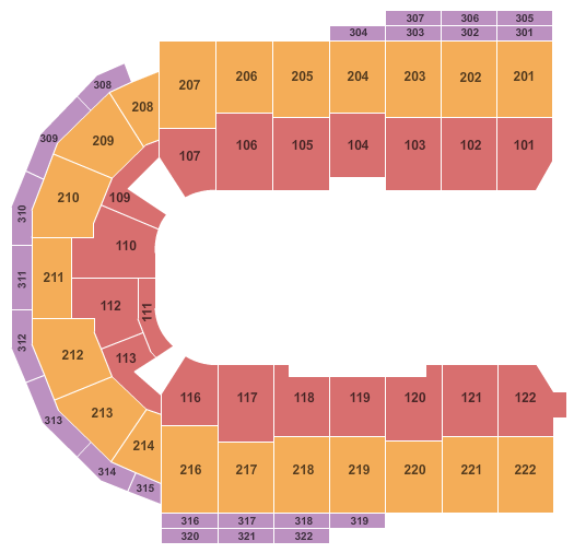 Erie Insurance Arena Seating Chart: Open Floor