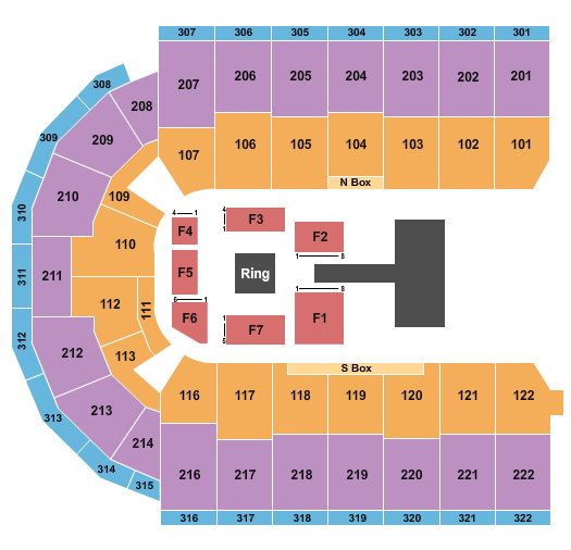 Erie Insurance Arena Seating Chart: Wrestling - AEW