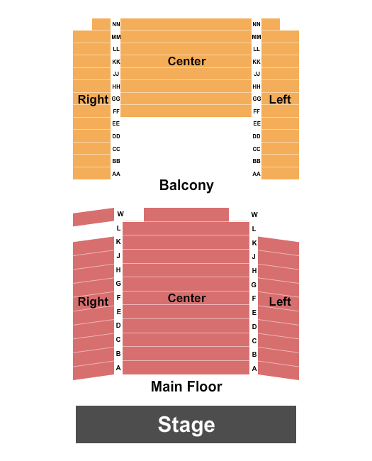 Erie Playhouse Seating Chart: Endstage