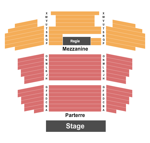 Espace Theatre Seating Chart: Endstage