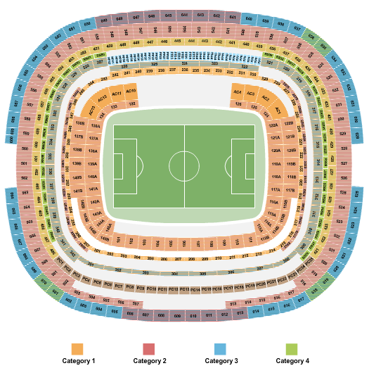 Estadio Azteca Seating Chart: Soccer WC Category