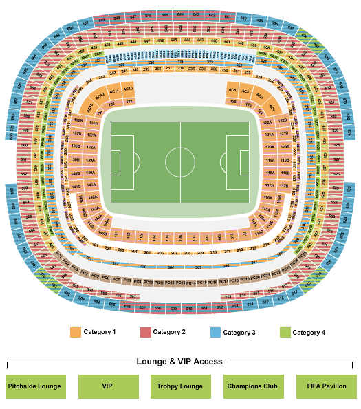 Estadio Azteca Seating Chart: Soccer WC Category