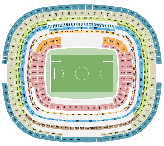Estadio Azteca Seating Chart: Soccer Interactive