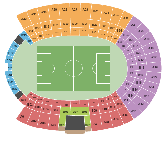 Estadio Gran Canaria Seating Chart