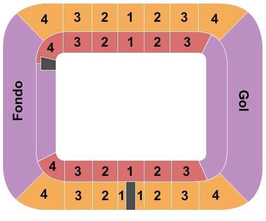 Estadio La Rosaleda Seating Chart: Soccer