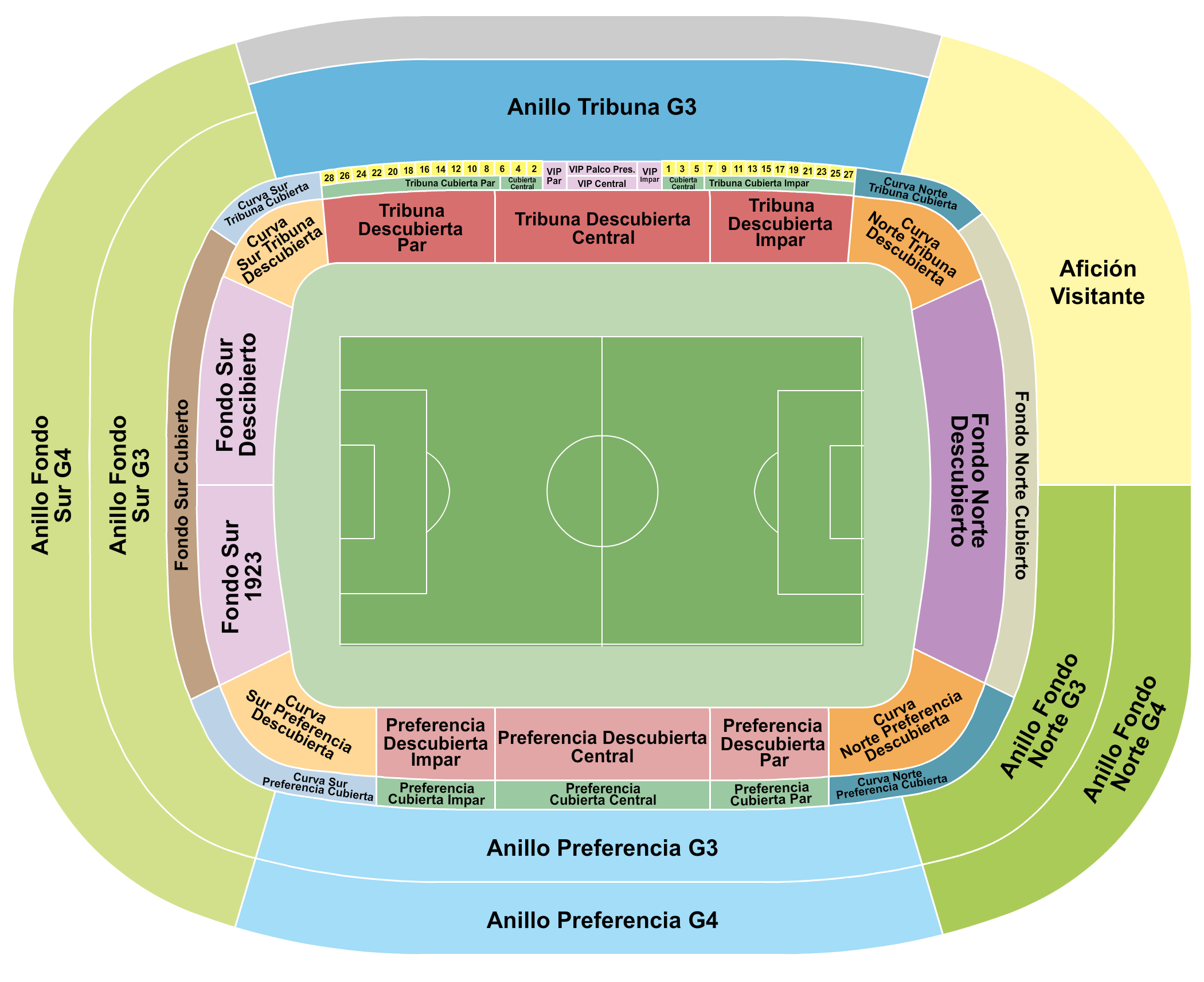 Estadio Manuel Martinez Valero Seating Chart: Soccer - Static
