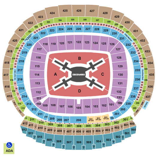 Estadio Metropolitano Seating Chart: BTS