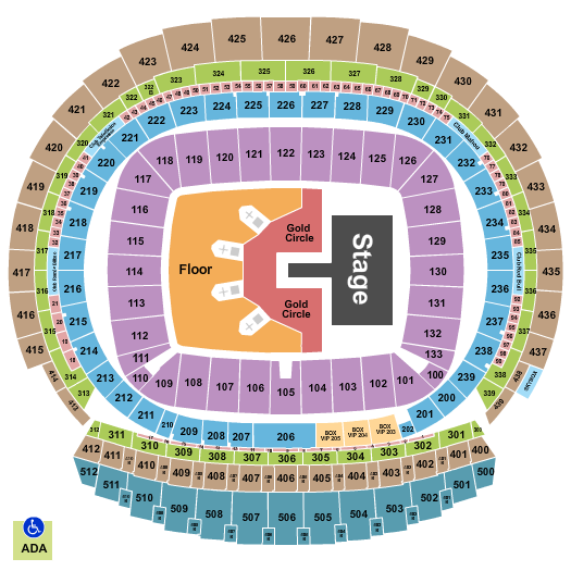Estadio Metropolitano Seating Chart: Bad Bunny