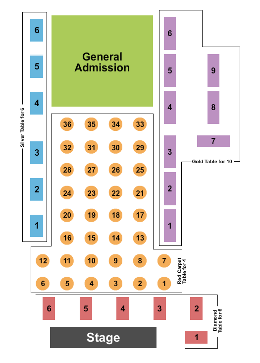 Estereo Nightclub Seating Chart: Endstage