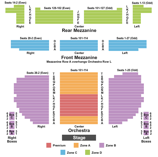 Eugene O'Neill Theatre Map