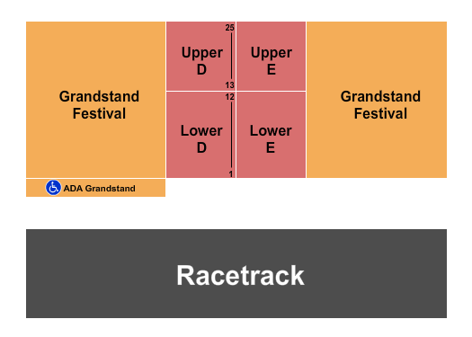 Evergreen State Fair Seating Chart: Demolition Derby