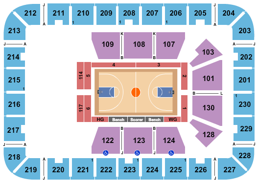 ExploreAsheville.com Arena at Harrah's Cherokee Center Seating Chart: Harlem Globetrotters