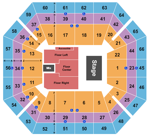 ExtraMile Arena Seating Chart: Endstage 2