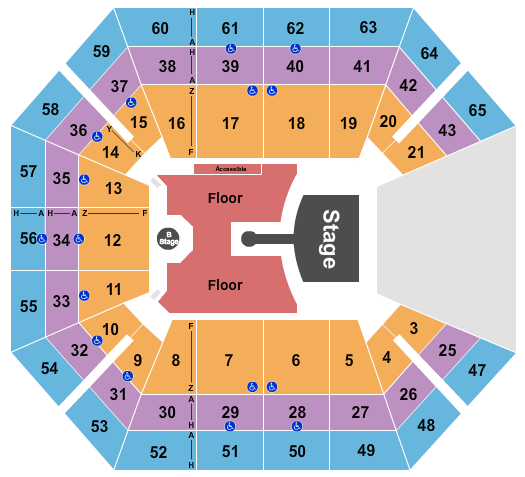 ExtraMile Arena Seating Chart: Greta Van Fleet