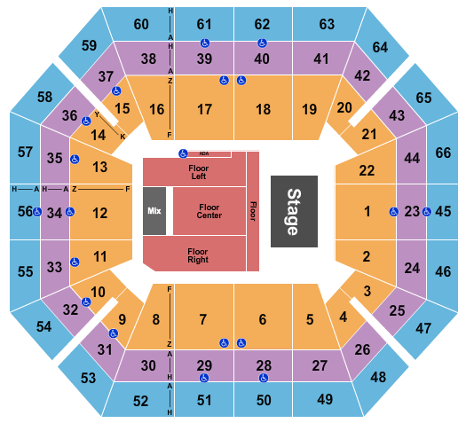 ExtraMile Arena Seating Chart: Los Tigres del Norte
